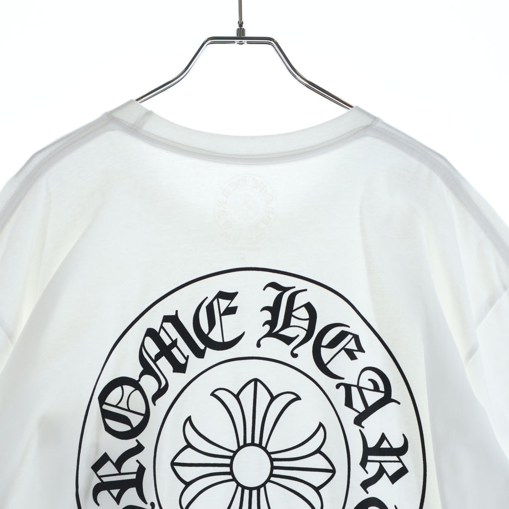 CHROME HEARTS(クロムハーツ) CH T-SHIRT LTD バックホースシュープリント 半袖Tシャツ カットソー ホワイト