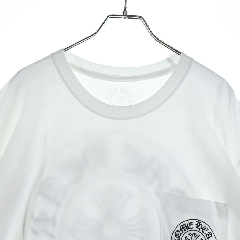 CHROME HEARTS(クロムハーツ) CH T-SHIRT LTD バックホースシュープリント 半袖Tシャツ カットソー ホワイト