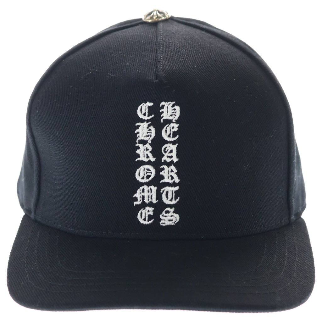 CHROME HEARTS(クロムハーツ) Vertical Logo Hat CHロゴ ベースボールキャップ 帽子 ブラック