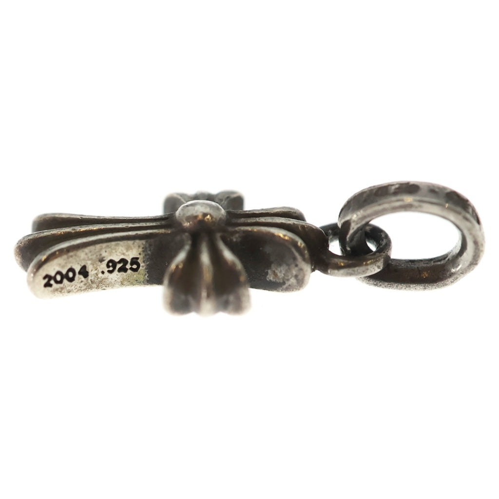 CHROME HEARTS(クロムハーツ) CRS BBYFAT P SAP ベイビーファットクロス PAVEサファイア ペンダントトップ シルバー BCA236