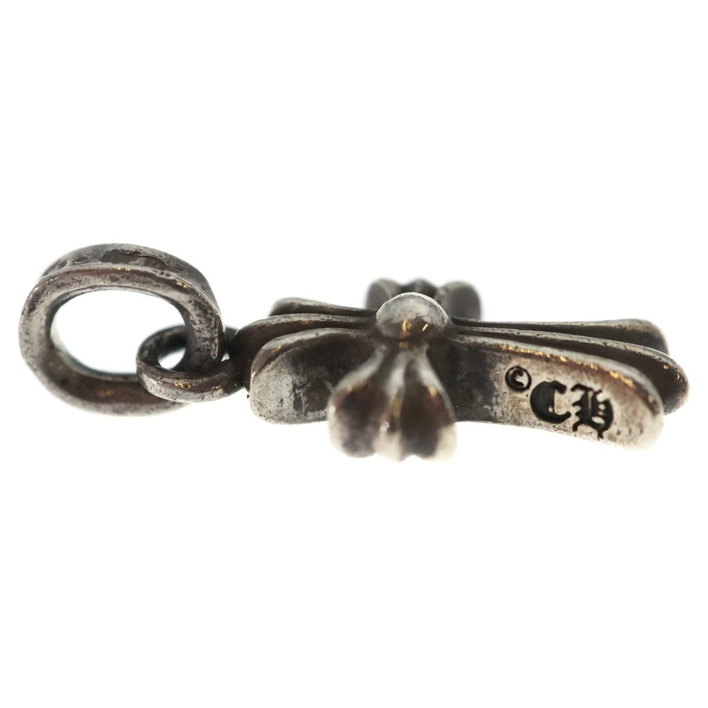 CHROME HEARTS(クロムハーツ) CRS BBYFAT P SAP ベイビーファットクロス PAVEサファイア ペンダントトップ シルバー BCA236