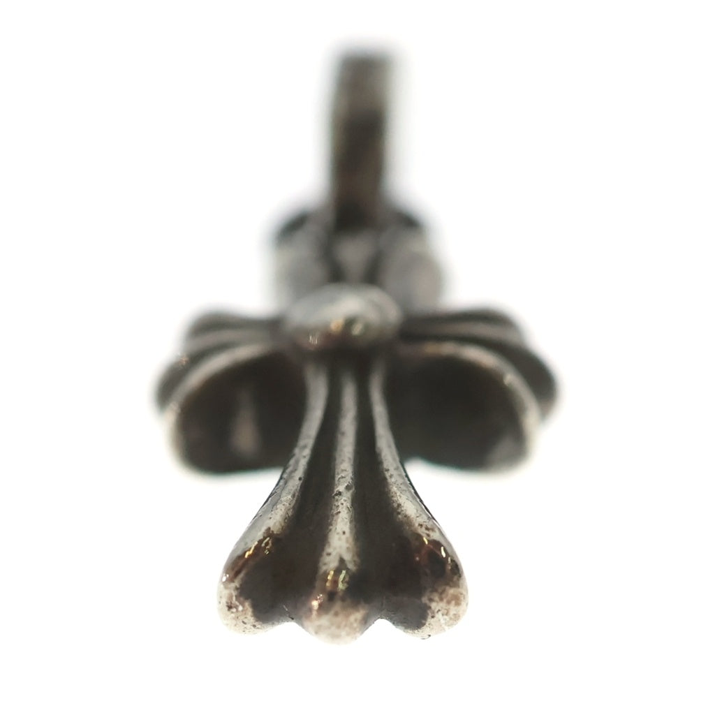 CHROME HEARTS(クロムハーツ) CRS BBYFAT P SAP ベイビーファットクロス PAVEサファイア ペンダントトップ シルバー BCA236