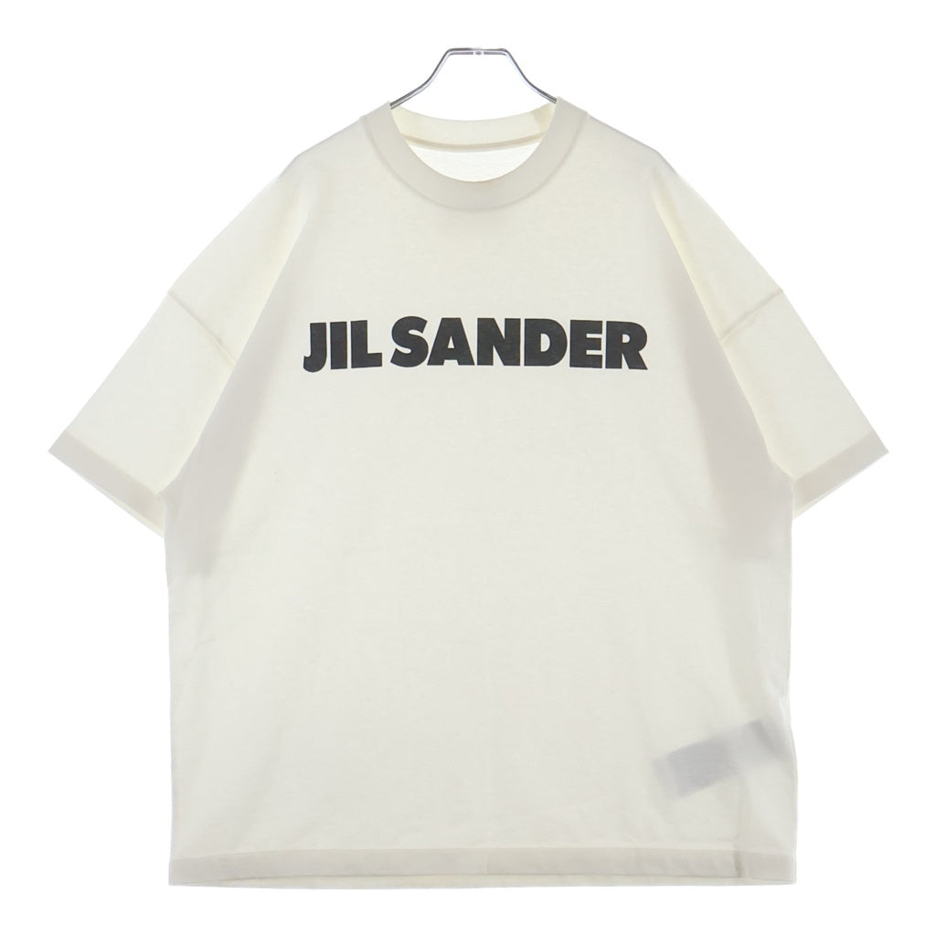 JIL SANDER(ジルサンダー) 24SS LOGO T-SHIRT ロゴプリント 半袖Tシャツ カットソー ホワイト J21GC0001 J45148