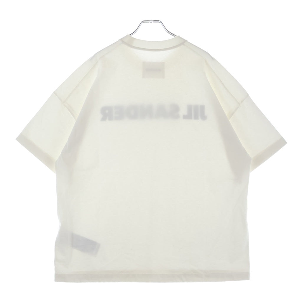 JIL SANDER(ジルサンダー) 24SS LOGO T-SHIRT ロゴプリント 半袖Tシャツ カットソー ホワイト J21GC0001 J45148