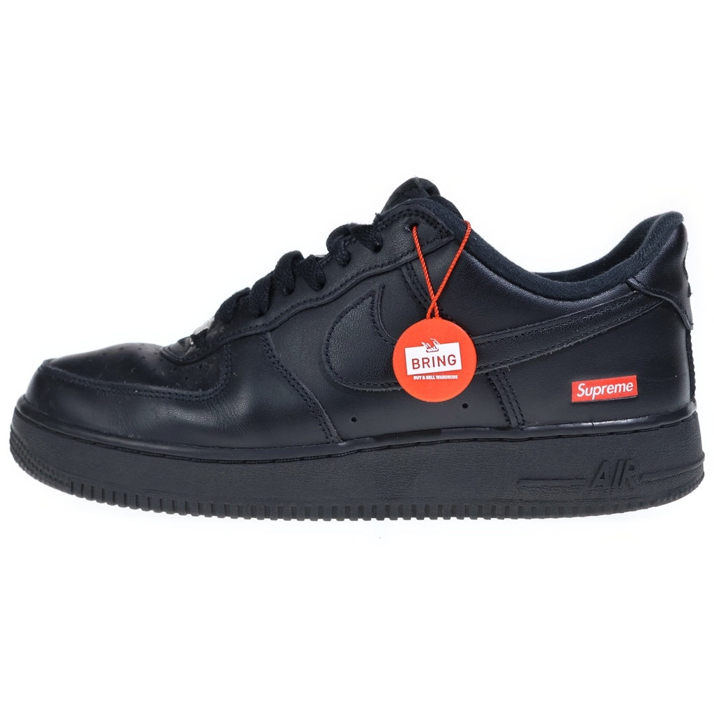 NIKE(ナイキ) ×SUPREME AIR FORCE 1 LOW CU9225-001 シュプリーム エアフォースワン ローカットスニーカー ブラック US8.5/26.5cm
