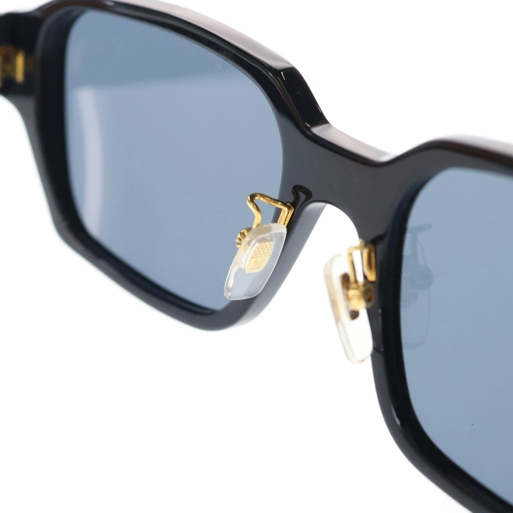 LOUIS VUITTON(ルイヴィトン) LV CONFIDENCE コンフィデンス スクエア サングラス アイウェア ブラック/ゴールド 眼鏡 Z2675U