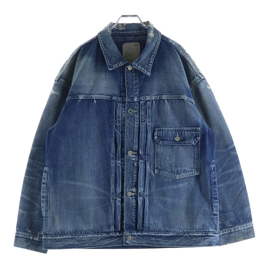 MADNESS(マッドネス) 25SS AGING M501 DENIM TRUCKER. M3 REGULAR デニム トラッカージャケット インディゴ 25SS-JKT-DNM-JDN1-D001