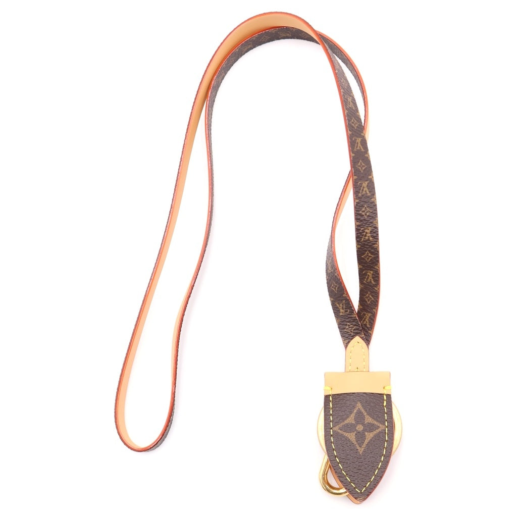 LOUIS VUITTON(ルイヴィトン) LV クロッシュ レザーキーホルダー ブラウン M03689