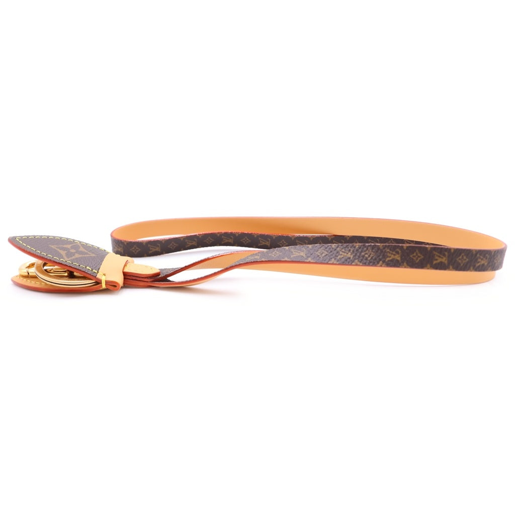 LOUIS VUITTON(ルイヴィトン) LV クロッシュ レザーキーホルダー ブラウン M03689