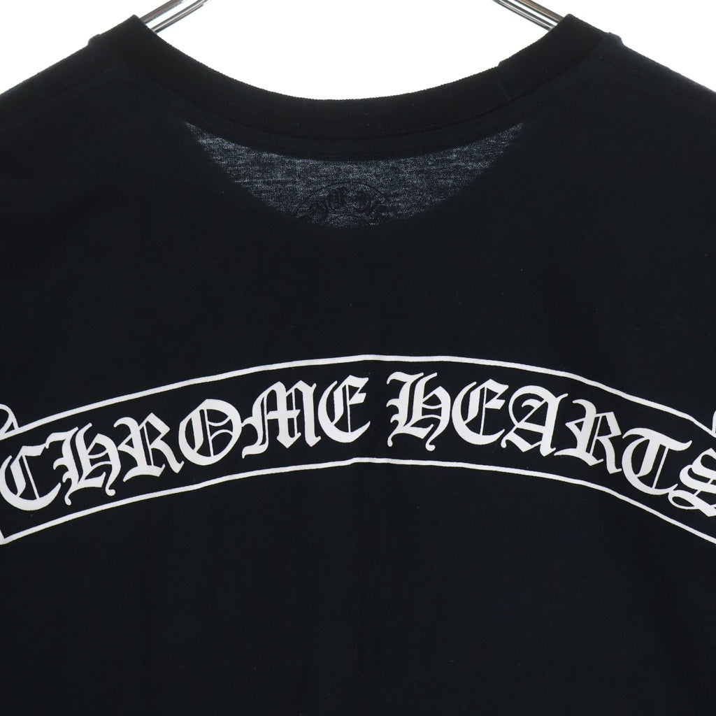 CHROME HEARTS(クロムハーツ) OLD バックスクロールラベル スタープリント 半袖Tシャツカットソー ブラック