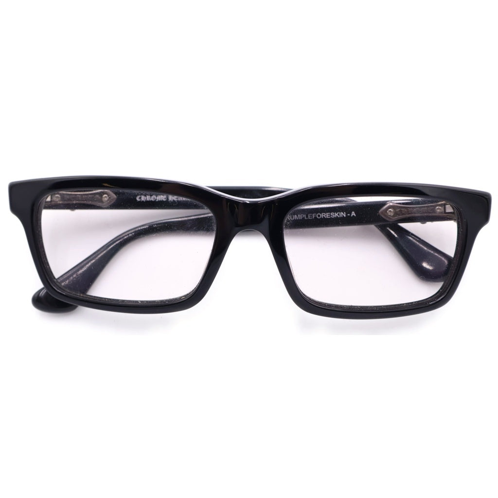 CHROME HEARTS(クロムハーツ) RUMPLEFORESKIN-A ダガー装飾 アイウェア 眼鏡 ブラック