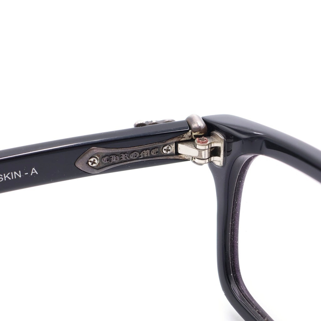 CHROME HEARTS(クロムハーツ) RUMPLEFORESKIN-A ダガー装飾 アイウェア 眼鏡 ブラック