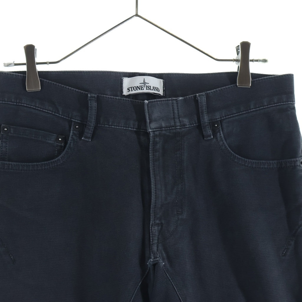 STONE ISLAND(ストーンアイランド) Type SK スキニーパンツ パッチ コットン グレー 6315J09F3