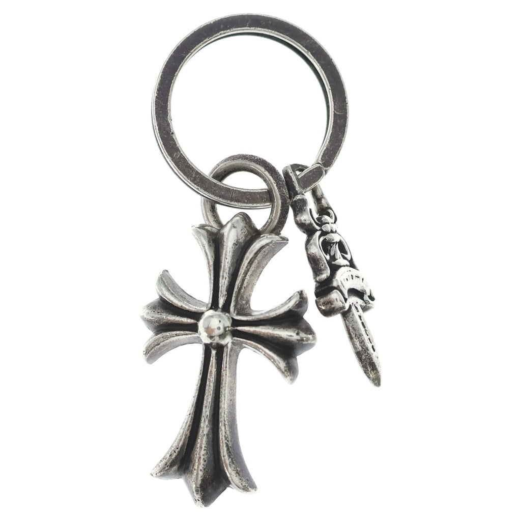 CHROME HEARTS(クロムハーツ) KEYRING SMALL CH CROSS スモールCHクロス キーリング シルバー