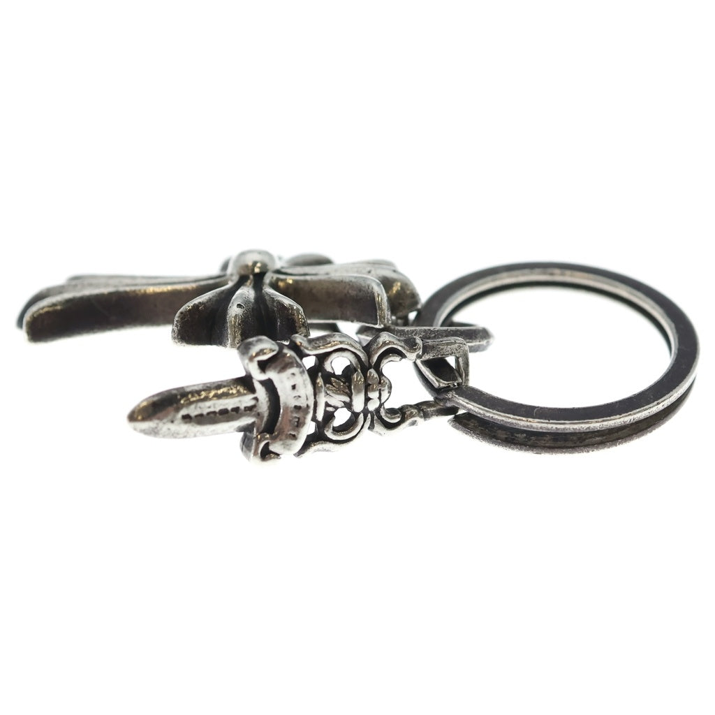 CHROME HEARTS(クロムハーツ) KEYRING SMALL CH CROSS スモールCHクロス キーリング シルバー