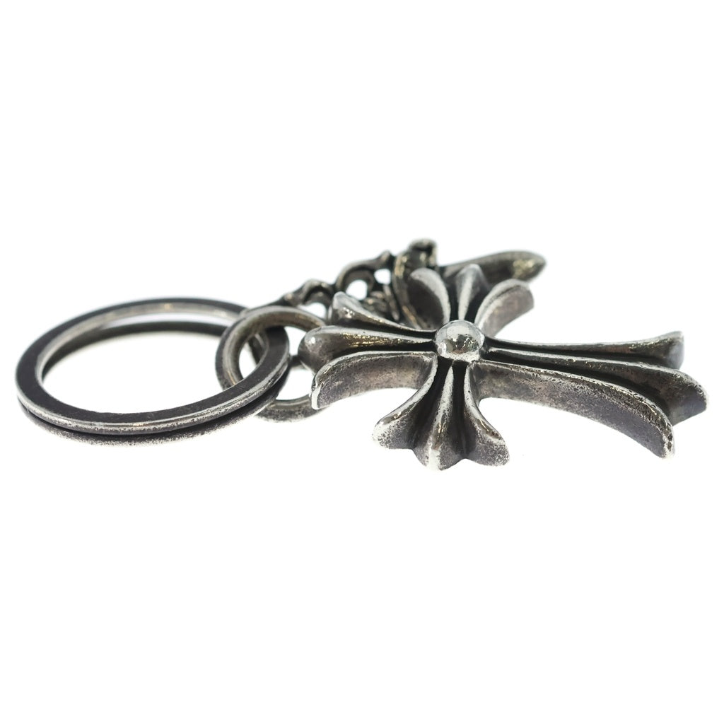 CHROME HEARTS(クロムハーツ) KEYRING SMALL CH CROSS スモールCHクロス キーリング シルバー