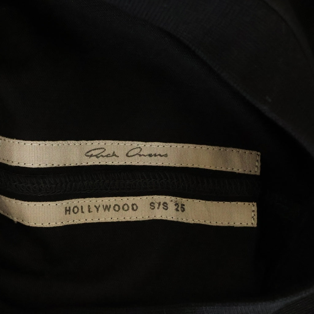 Rick Owens(リックオウエンス) 25SS HOLYWOOD TOMMT-TオーバーサイズTシャツ ブラック RU01E5283-BA