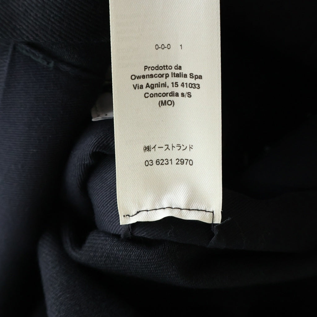 Rick Owens DRKSHDW(リックオウエンス ダークシャドウ) 22AW CUT OUT JUMBO OUTERSHIRT カットアウトジャンボアウターシャツ デニムジャケット ブラック RR02B2705-HBLKJP