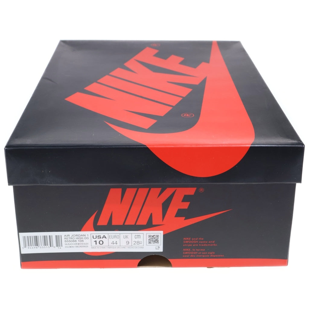 NIKE(ナイキ) AIR JORDAN 1 RETRO HIGH OG DARK MOCHA エアジョーダン1 レトロ ダークモカ ハイカットスニーカー ブラウン/ホワイト/ブラック US10/28cm 555088-105
