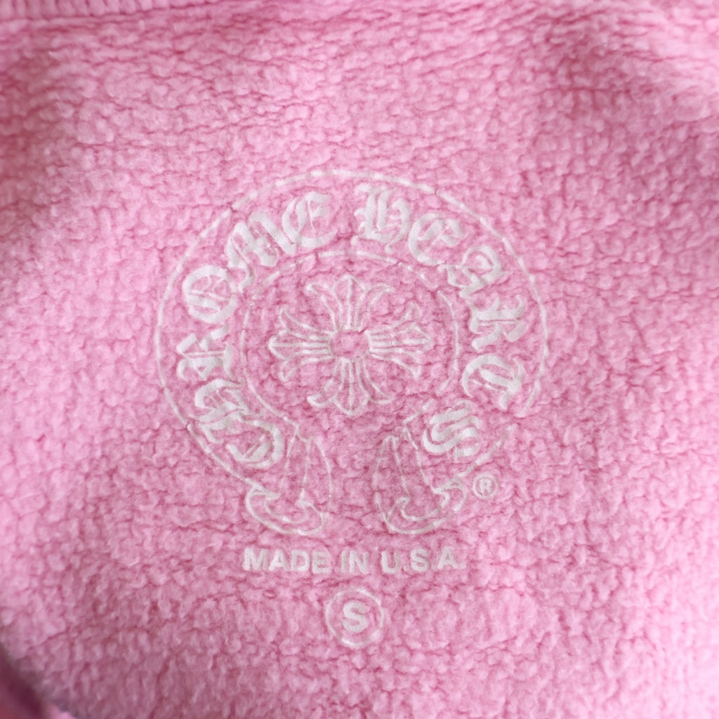 CHROME HEARTS(クロムハーツ) PULLOVER HOODIE Tバー プルオーバースウェットパーカー フーディー ピンク