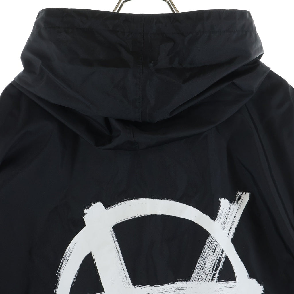 VETEMENTS(ヴェトモン) 2019AW Anarchy Raincoat アナーキー ナイロンレインコート ブラック UAH20JA816