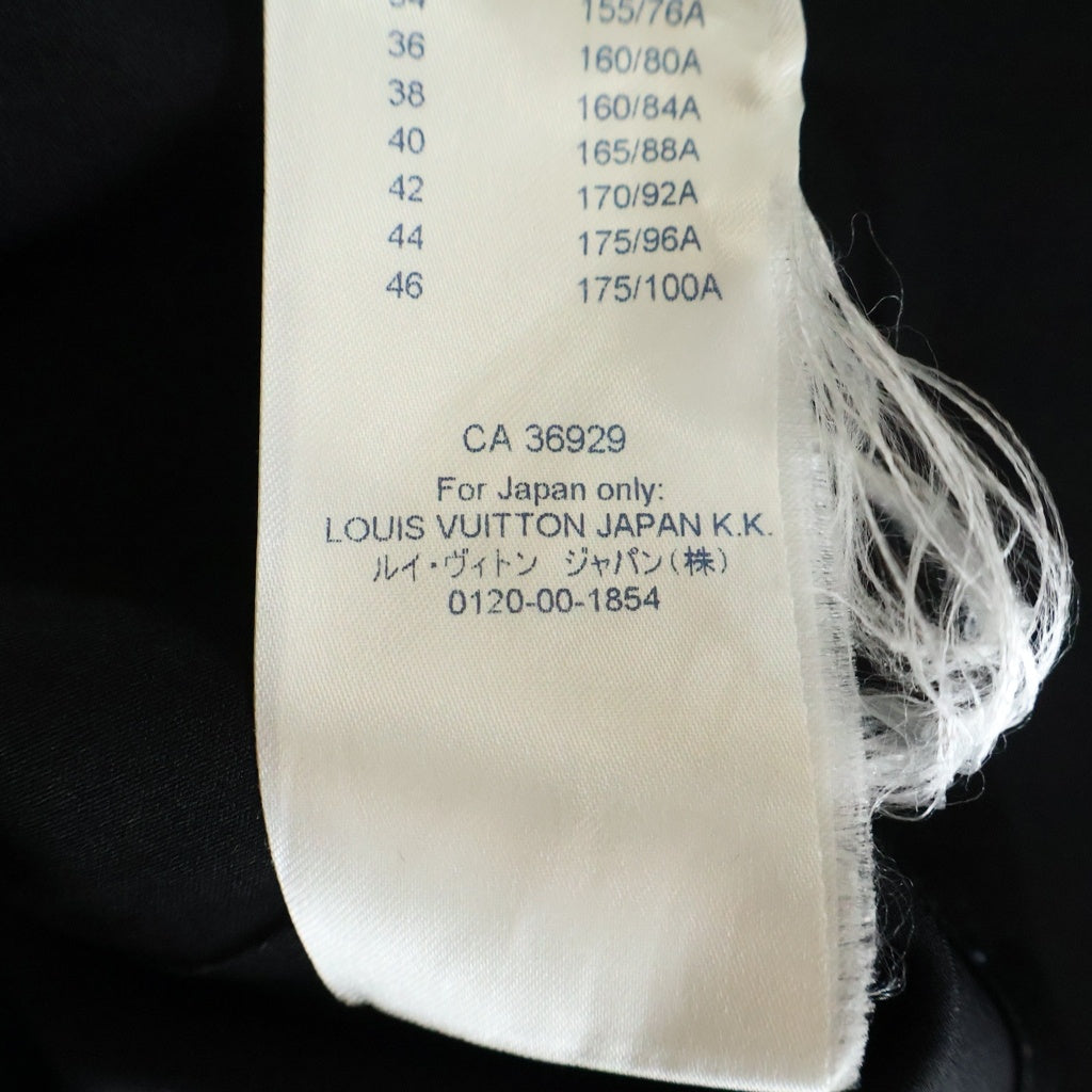LOUIS VUITTON(ルイヴィトン) Peplum Tank Top モノグラム ペプラム ノースリーブ タンクトップ ブラウス ブラック/ブラウン 1A7VTN レディース