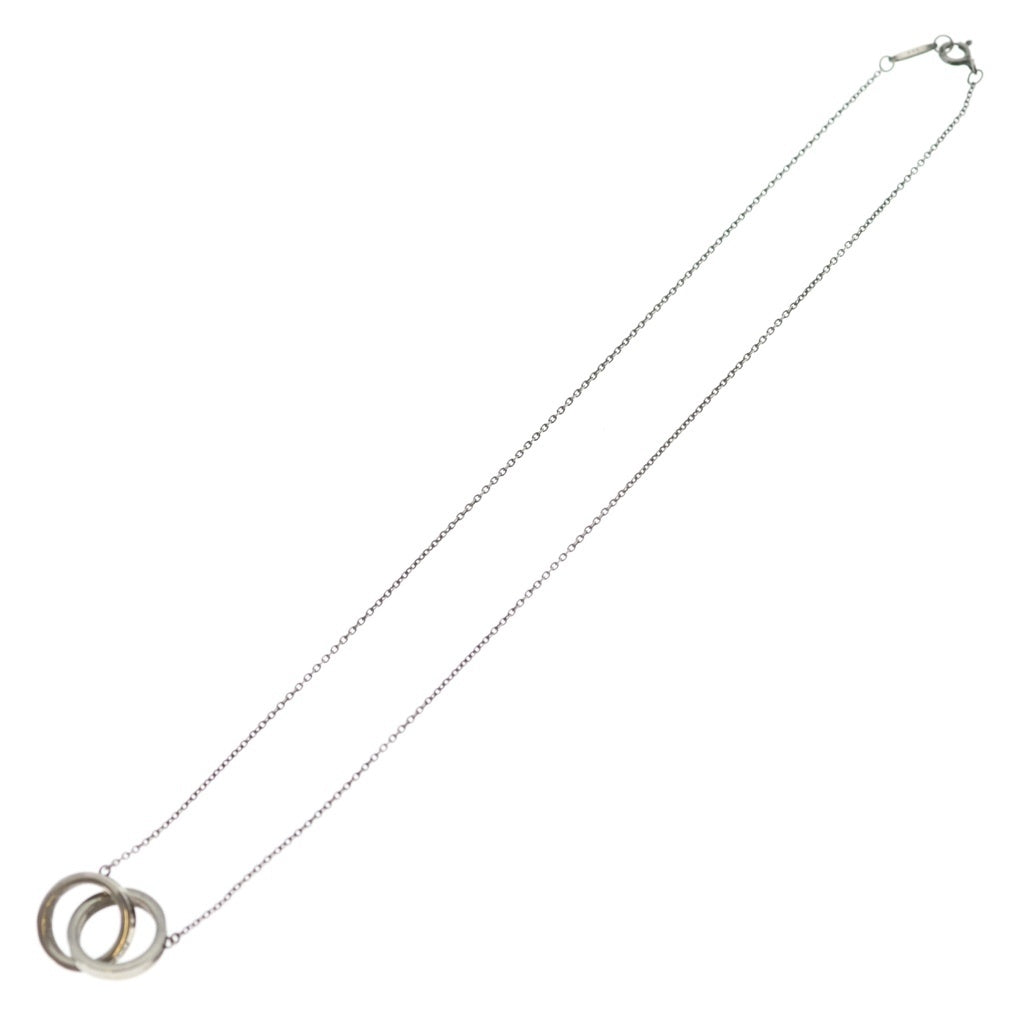 TIFFANY & Co.(ティファニー) インターロッキング サークル ペンダント ネックレス Ag925 SV シルバー レディース