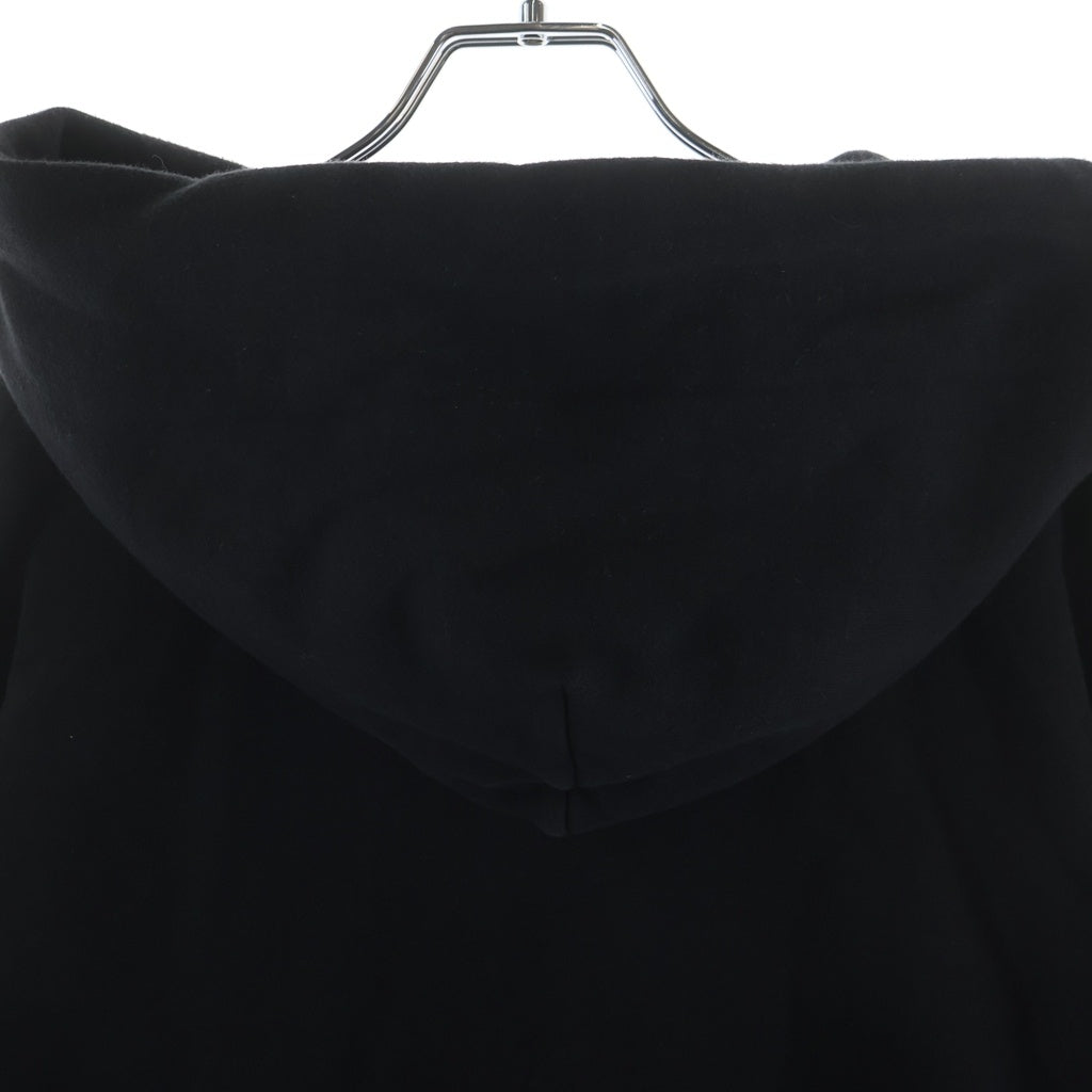 SAINT MICHAEL(セントマイケル) 24AW RIBON SAINT HOODIE SM-YS1-0000 -039 ロゴプリント スウェット プルオーバーパーカー ブラック