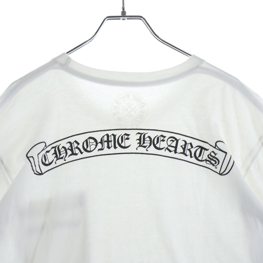 CHROME HEARTS(クロムハーツ) MLTCOL CEM CRS TEE マルチセメタリークロスプリント クルーネック半袖Tシャツ ショートスリーブカットソー ホワイト