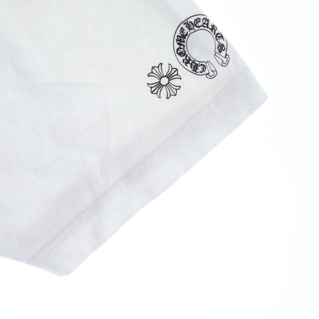 CHROME HEARTS(クロムハーツ) MLTCOL CEM CRS TEE マルチセメタリークロスプリント クルーネック半袖Tシャツ ショートスリーブカットソー ホワイト