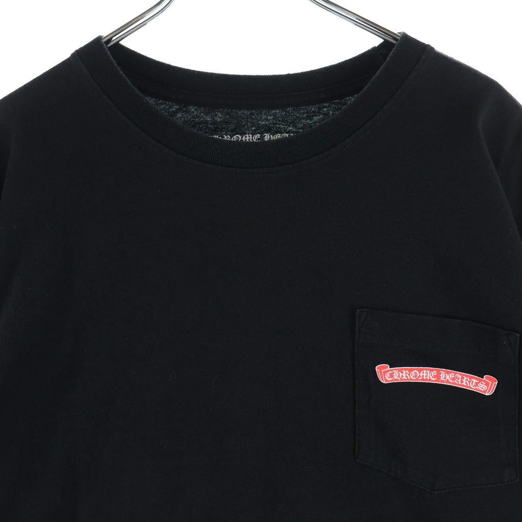 CHROME HEARTS(クロムハーツ) ×MATTY BOY STAYFAST RACE TEAM SWEAT グラフィックプリント クルーネック 長袖Tシャツ ブラック