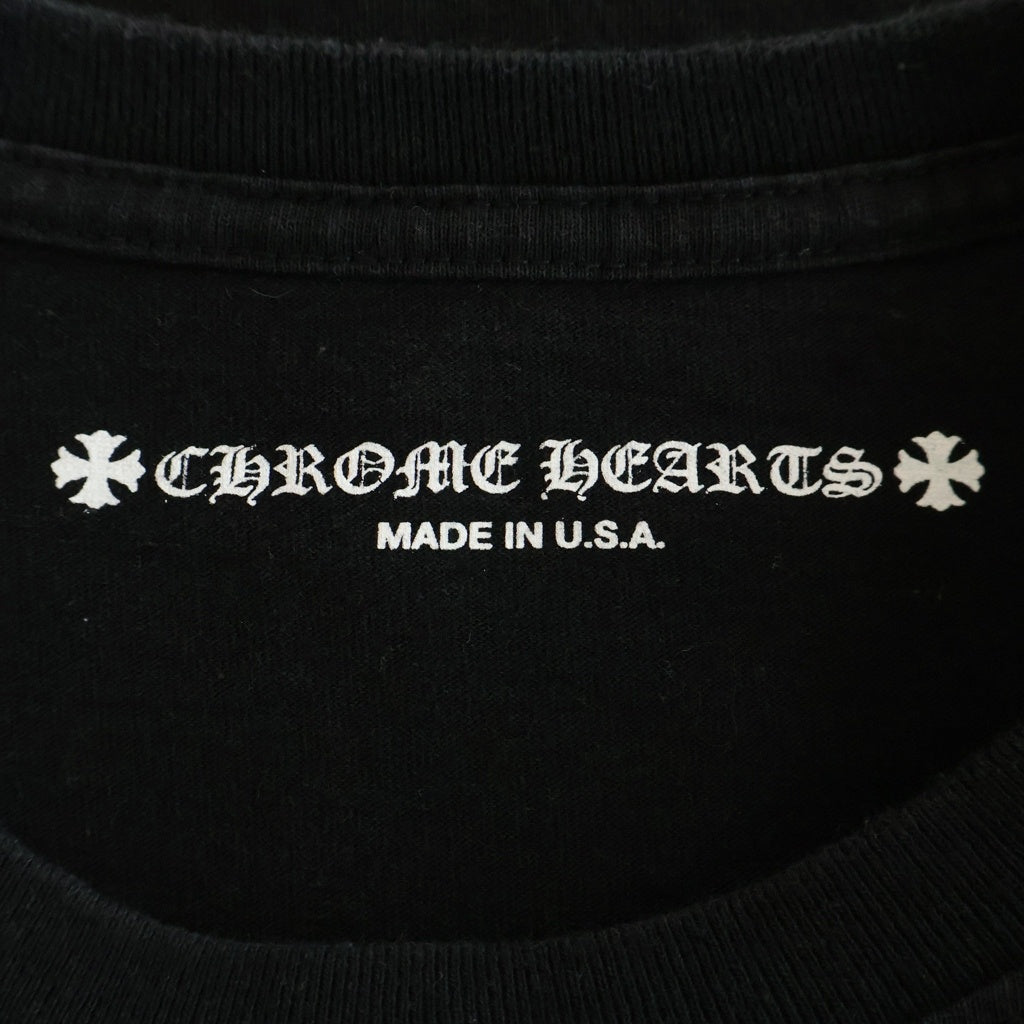 CHROME HEARTS(クロムハーツ) ×MATTY BOY STAYFAST RACE TEAM SWEAT グラフィックプリント クルーネック 長袖Tシャツ ブラック