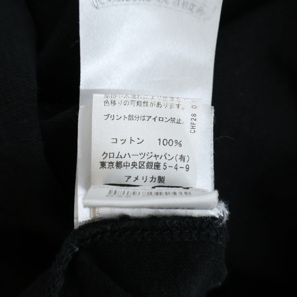 CHROME HEARTS(クロムハーツ) ×MATTY BOY STAYFAST RACE TEAM SWEAT グラフィックプリント クルーネック 長袖Tシャツ ブラック