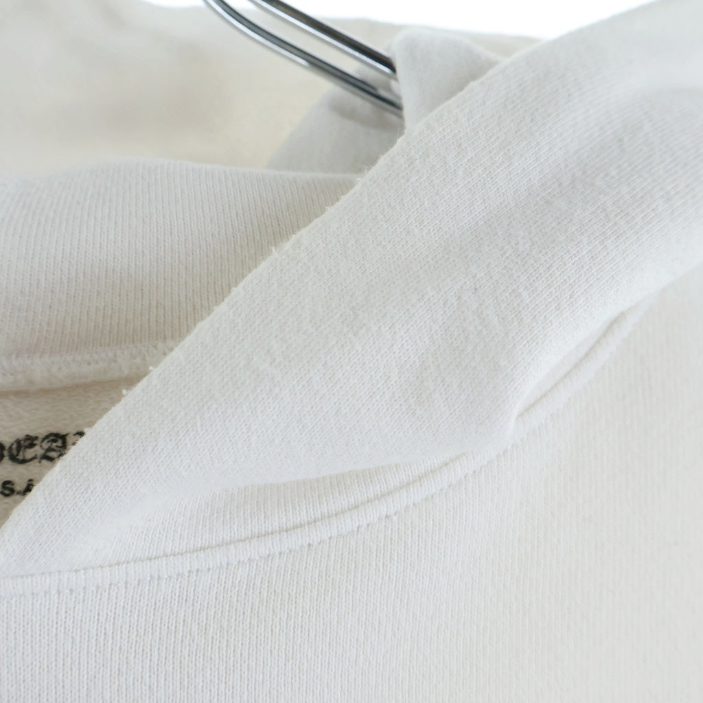 CHROME HEARTS(クロムハーツ) American Flag Back Scroll Logo Label Pullover Sweatshirt 星条旗 アメリカンフラッグ プルオーバーパーカー フーディー ホワイト