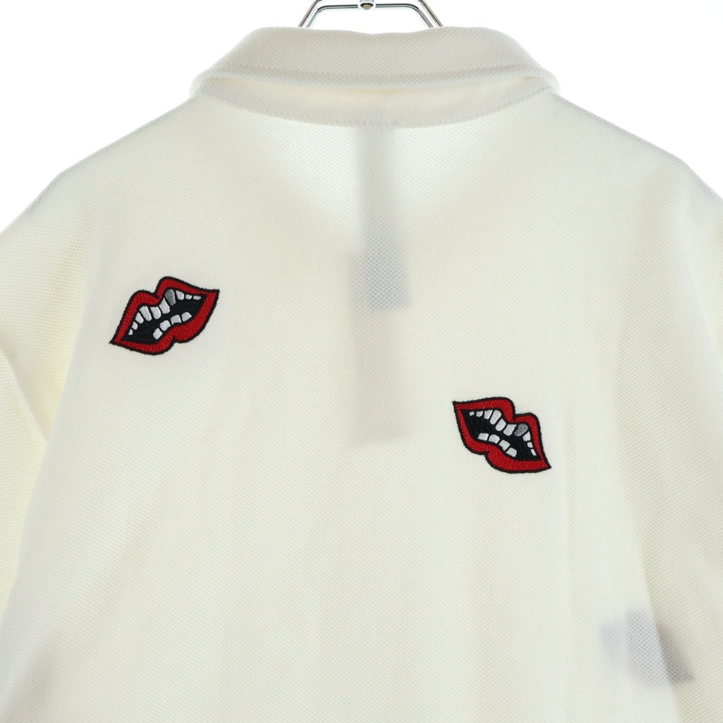 CHROME HEARTS(クロムハーツ) ×MATTY BOY Polo Shirts マッティボーイ 半袖ポロシャツ 総柄 CHOMPER ホワイト