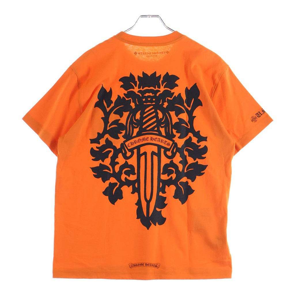 CHROME HEARTS(クロムハーツ) VINE DAGGER S/S TEE ヴァインダガー 半袖Tシャツ カットソー オレンジ