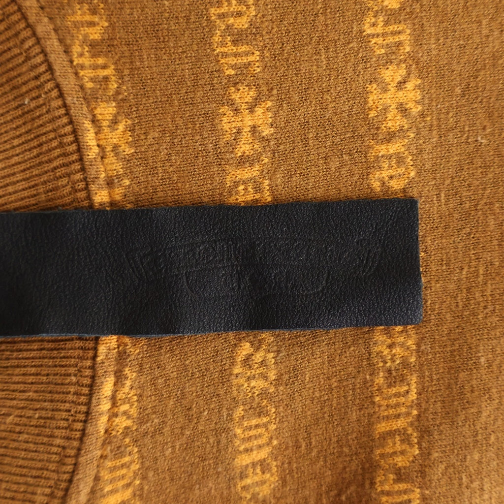 CHROME HEARTS(クロムハーツ) ×MATTY BOY Y NOT Chomper Embroidery Stripe Polo Tee マッティボーイ チョンパー刺繍 ストライプ ポロシャツ オレンジ