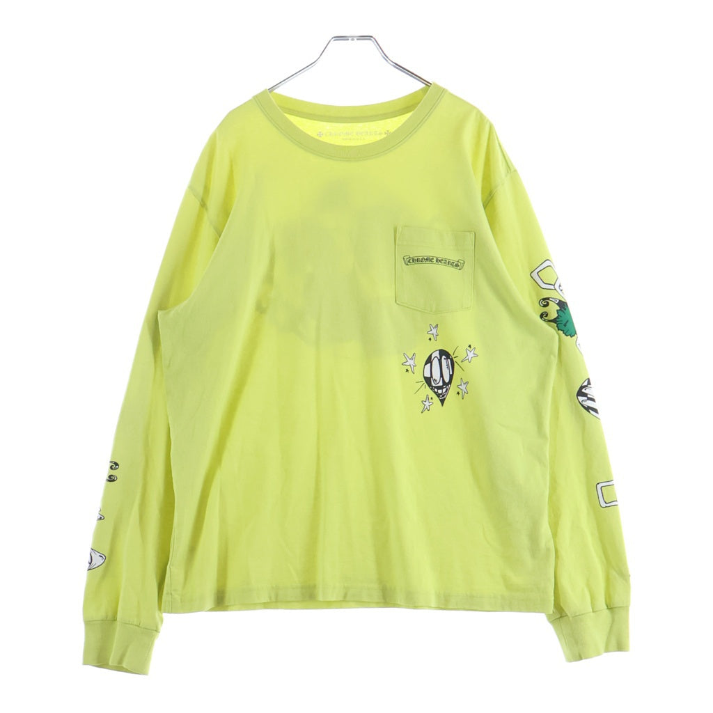 CHROME HEARTS(クロムハーツ) ×MATTY BOY PPO CHAIN GAME L/S T-SHIRT マッティボーイ チェーンゲーム 長袖Tシャツ カットソー イエロー