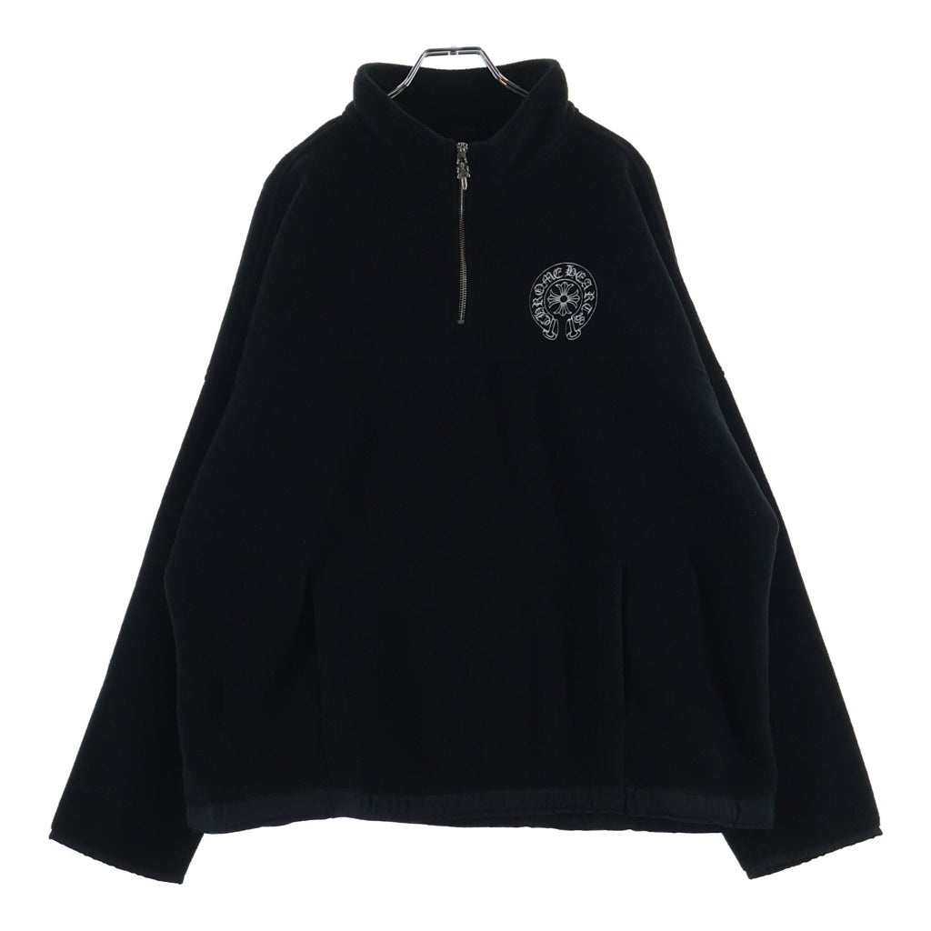 CHROME HEARTS(クロムハーツ) YKT U TARDY SWEEP HLF ZIP ダガージップ ハーフジップフリース ブラック