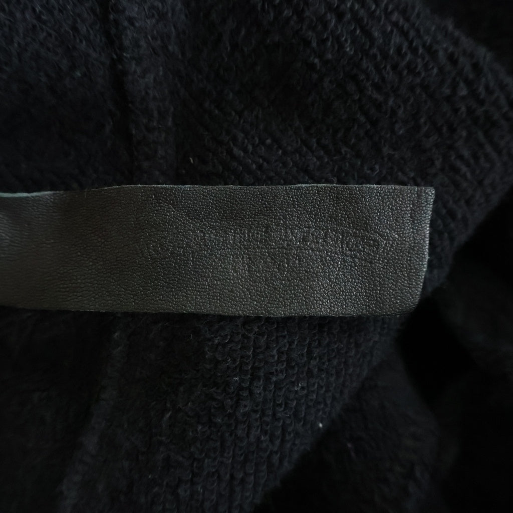 CHROME HEARTS(クロムハーツ) Y NOT CHプラスレザーパッチ付き スウェットハーフパンツ ブラック