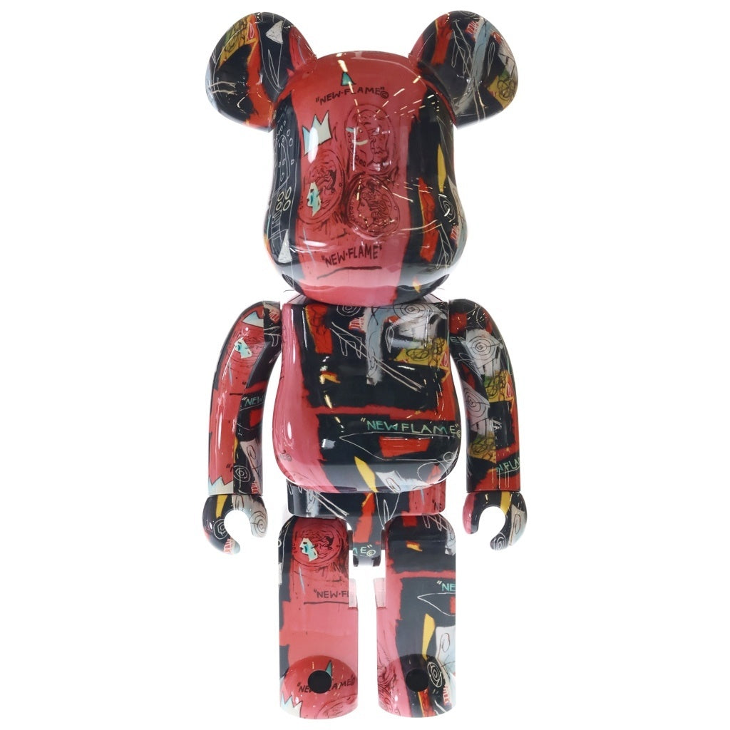 MEDICOM TOY(メディコムトイ) BE@RBRICK Andy Warhol JEAN-MICHEL BASQUIAT #1 1000% ベアブリック アンディ ウォーホル ジャン-ミシェル バスキア フィギュア 人形 マルチカラー