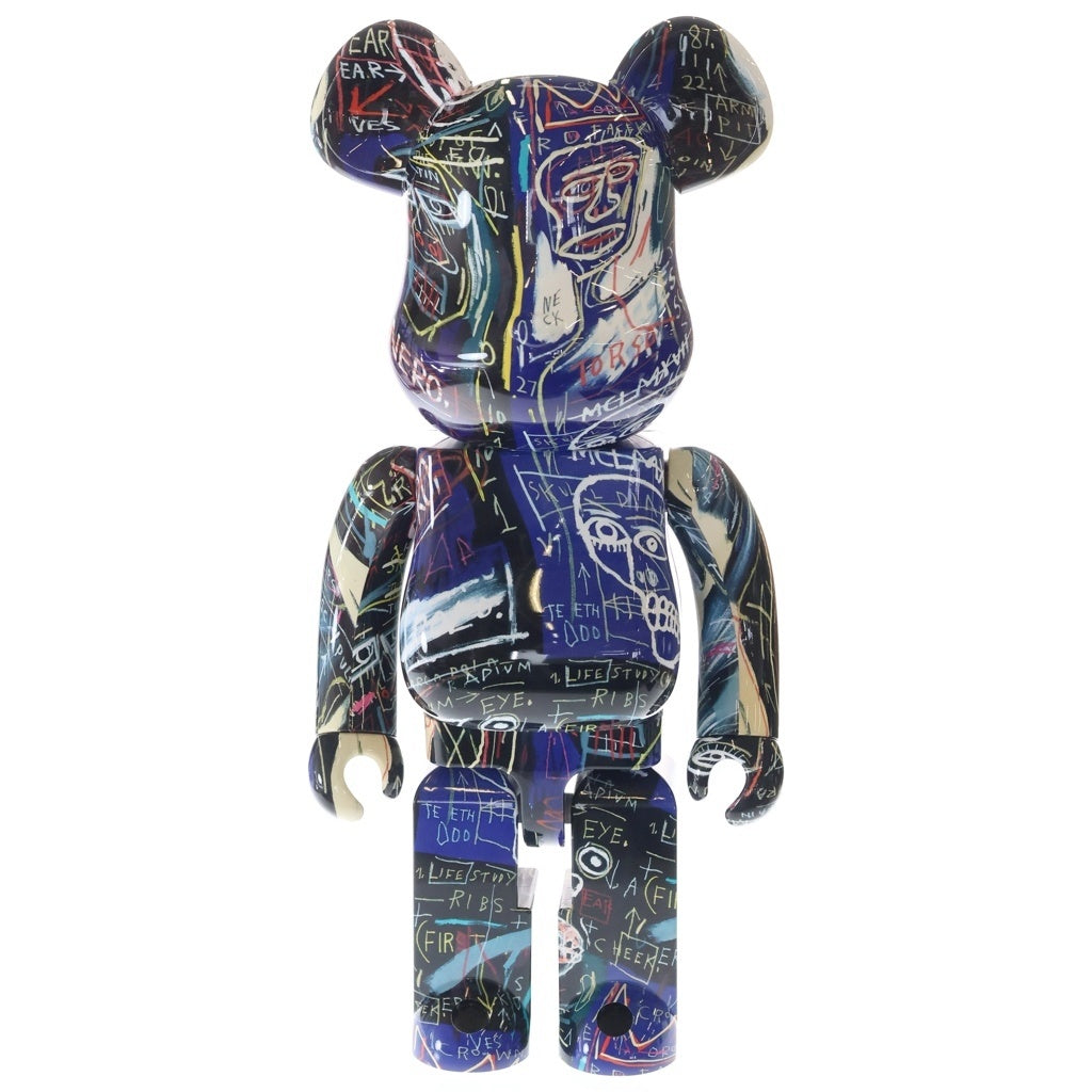 MEDICOM TOY(メディコムトイ) BE@RBRICK Andy Warhol JEAN-MICHEL BASQUIAT #7 1000% ベアブリック アンディ ウォーホル ジャン-ミシェル バスキア フィギュア 人形 マルチカラー