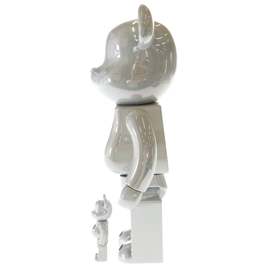 MEDICOM TOY(メディコムトイ) BE@RBRICK oasis WHITE CHROME 400%&100% ベアブリック オアシス フィギュア 人形 ホワイト