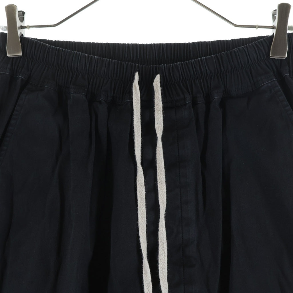 Rick Owens(リックオウエンス) 22SS DRAWSTRING LONG PANTS ドローストリング ロングパンツ ブラック RU01B1380-TE