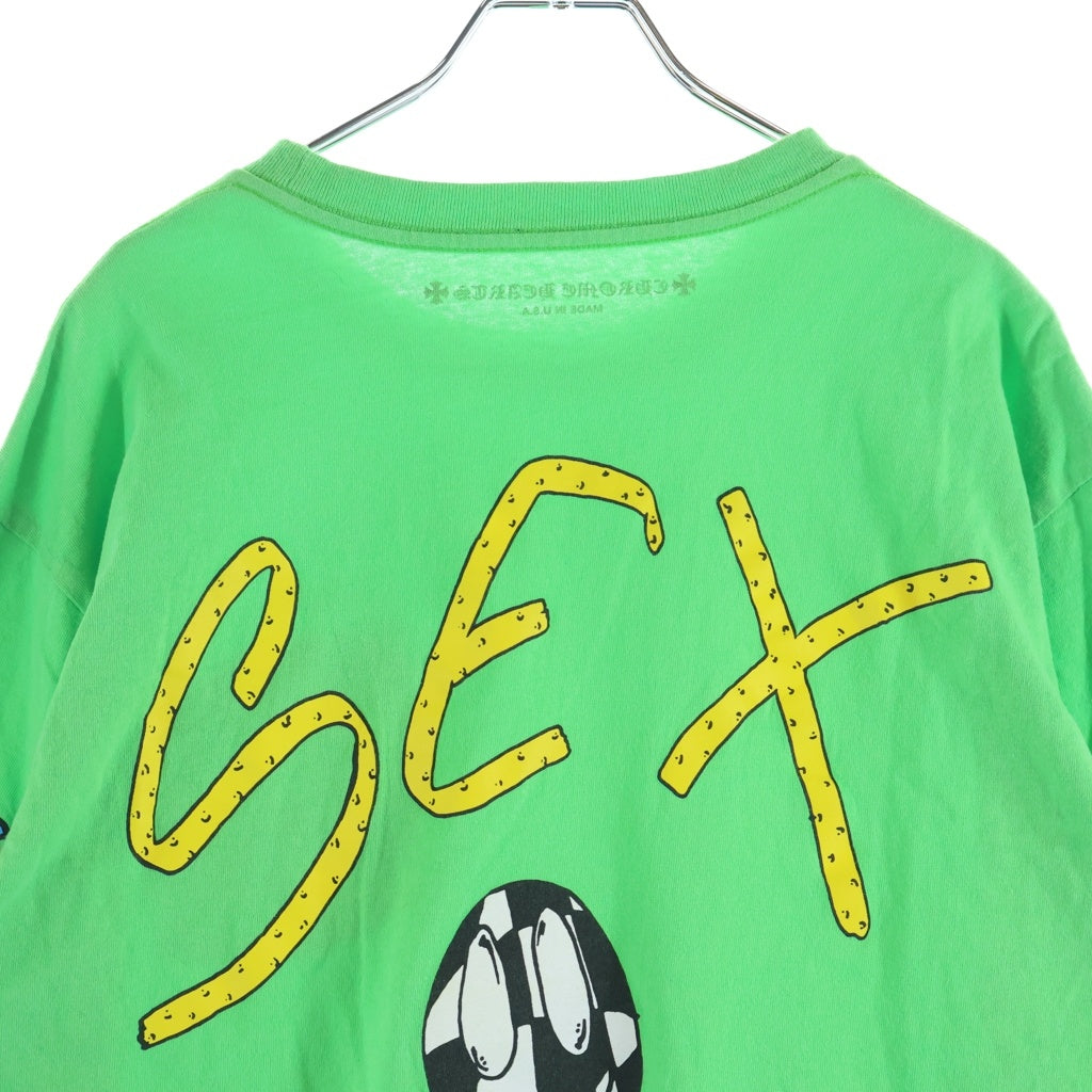 CHROME HEARTS(クロムハーツ) MATTY BOY PPO SEX RCD LS Tee マッティボーイ セックスレコード クルーネック 長袖Tシャツ カットソー グリーン