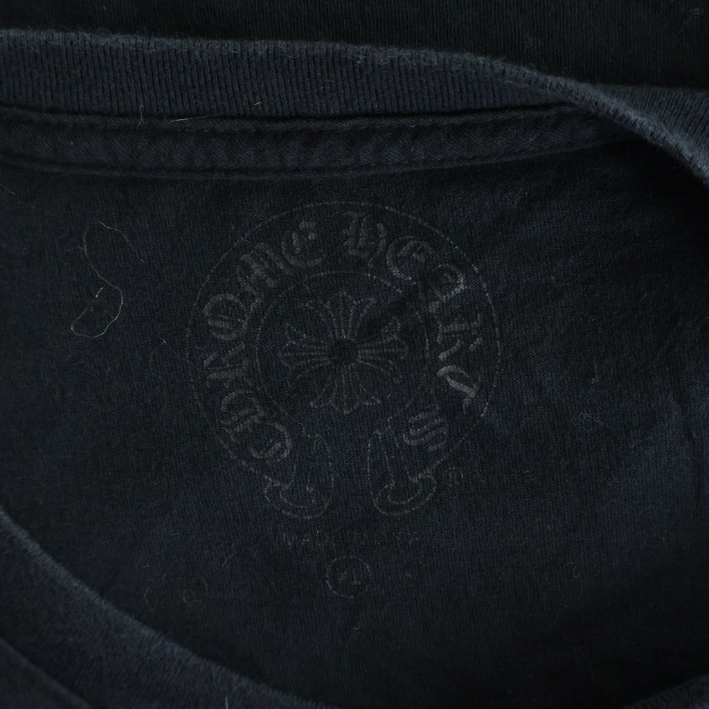 CHROME HEARTS(クロムハーツ) KING TACO 3 HOLLYWOOD 半袖Tシャツ カットソー ブラック/オレンジ