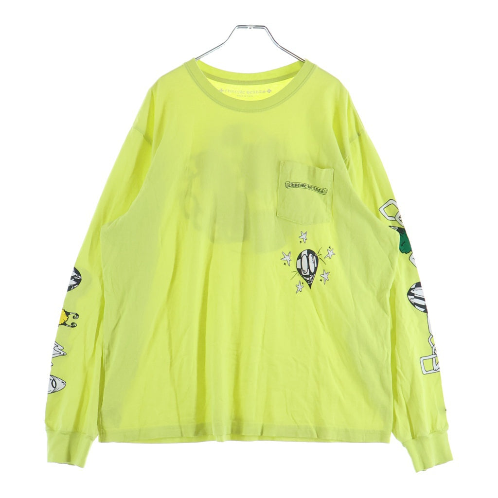 CHROME HEARTS(クロムハーツ) MATTY BOY PPO CHAIN GAME L/S T-SHIRT マッティボーイ チェーンゲーム 長袖Tシャツ ロンT イエロー