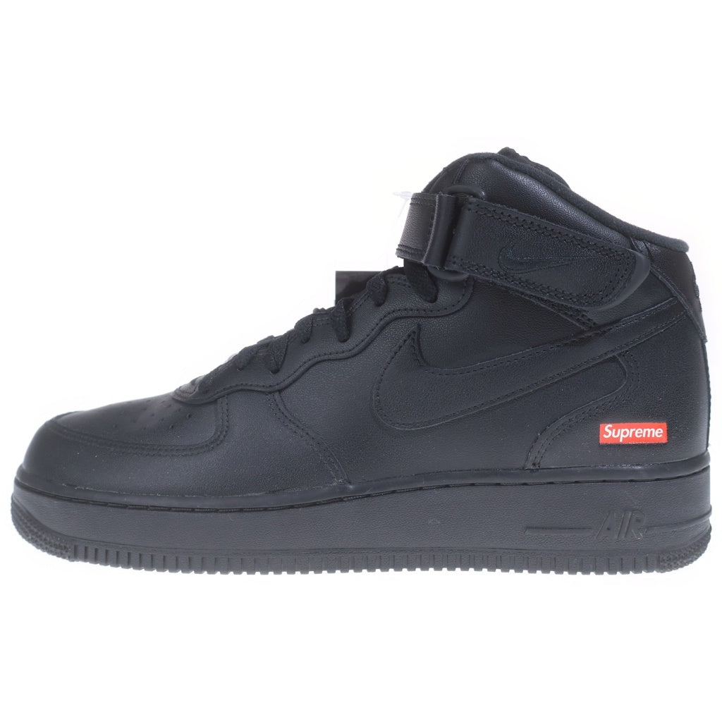 NIKE(ナイキ) ×SUPREME AIR FORCE1 MID SP シュプリーム エアフォース1 ミッドカットスニーカー ブラック US9/27cm FZ8784-001