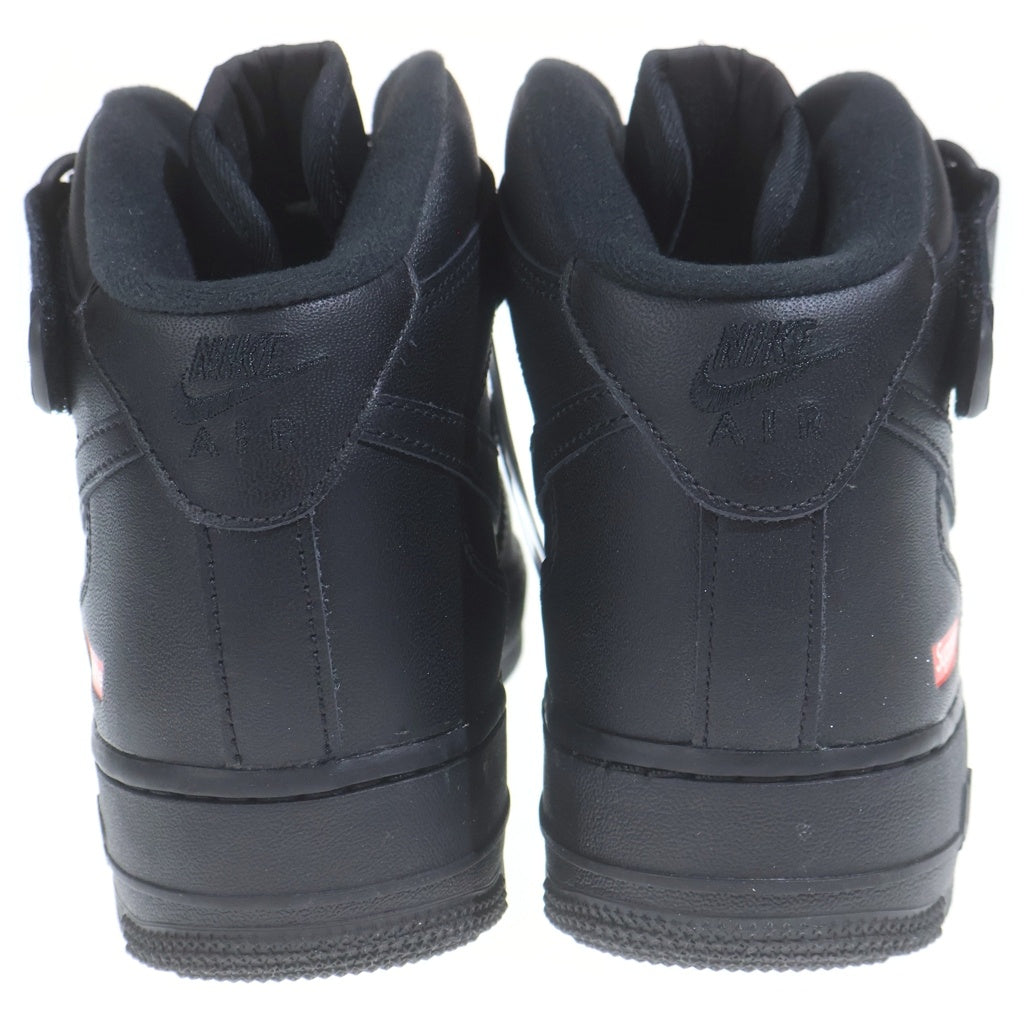 NIKE(ナイキ) ×SUPREME AIR FORCE1 MID SP シュプリーム エアフォース1 ミッドカットスニーカー ブラック US9/27cm FZ8784-001
