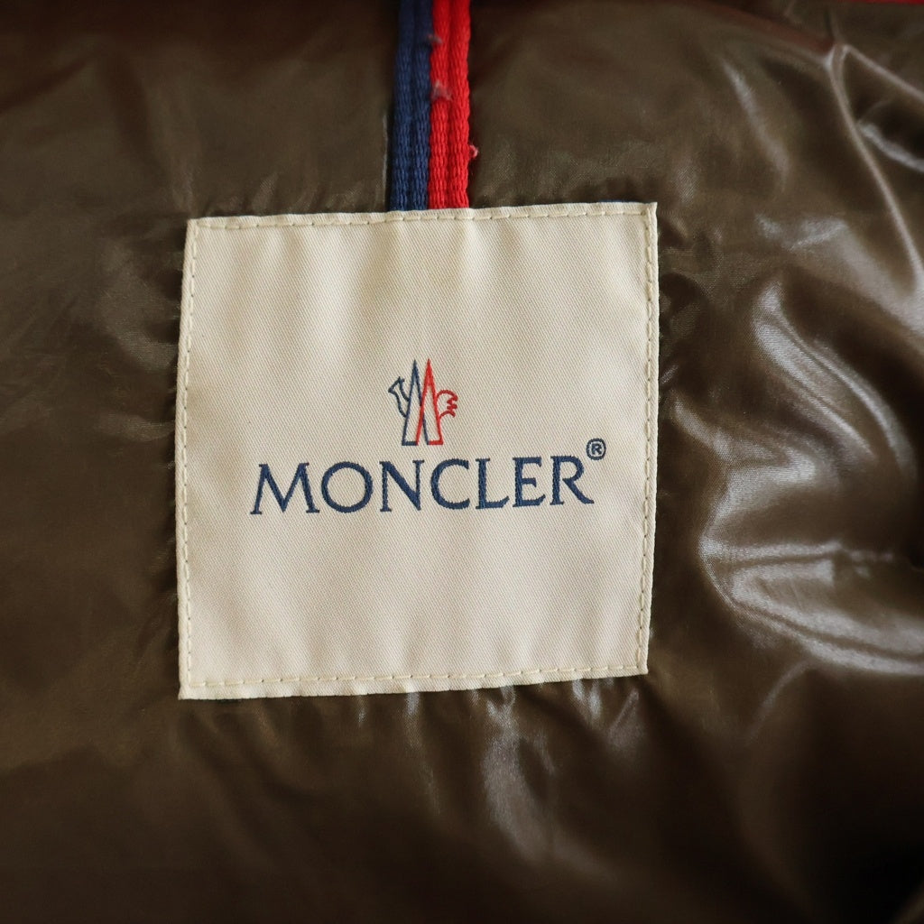MONCLER(モンクレール) 16AW MAYA GIUBBOTTO フード付き ナイロンダウンジャケット レッド B20914036605 68950